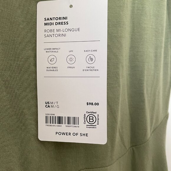 Athleta Santorini Midi Dress (NWT) - Picture 6 of 6